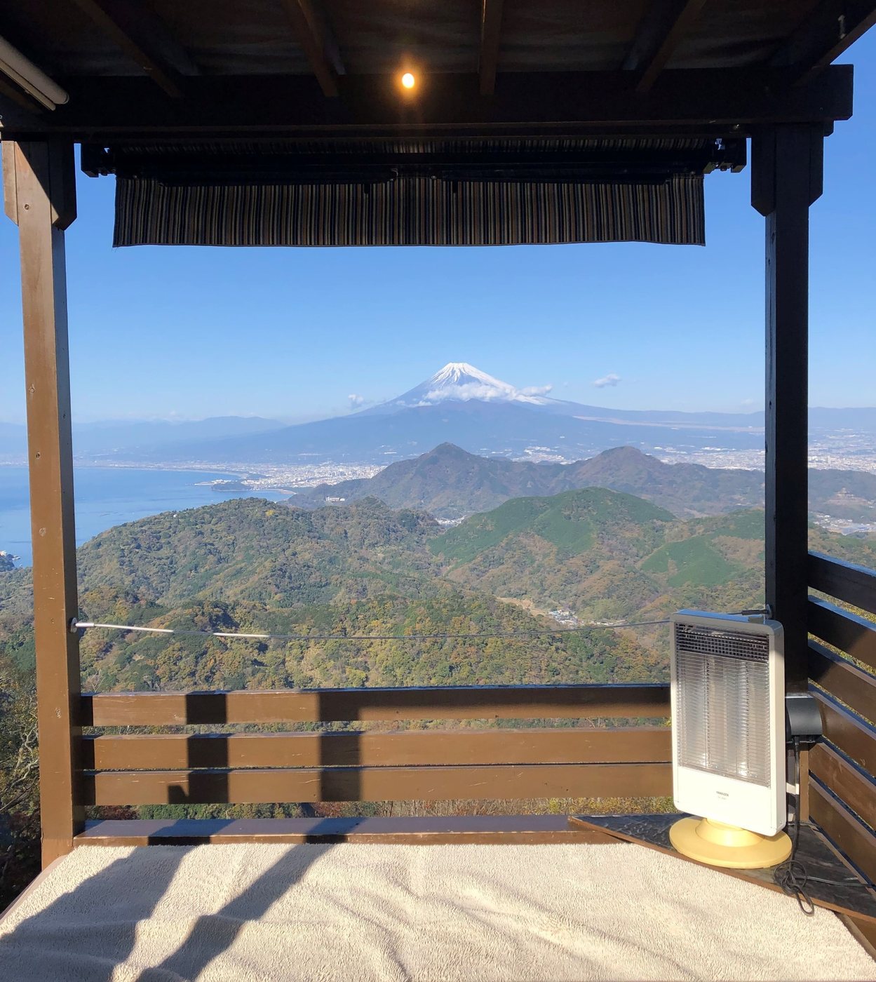 Mount Fuji seen from Izu Panorama Park